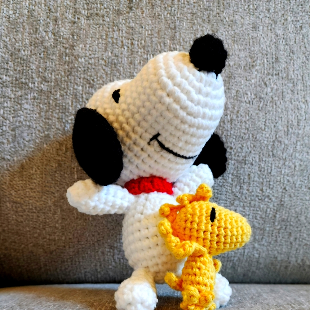 Snoopy and Woodstock Crochet